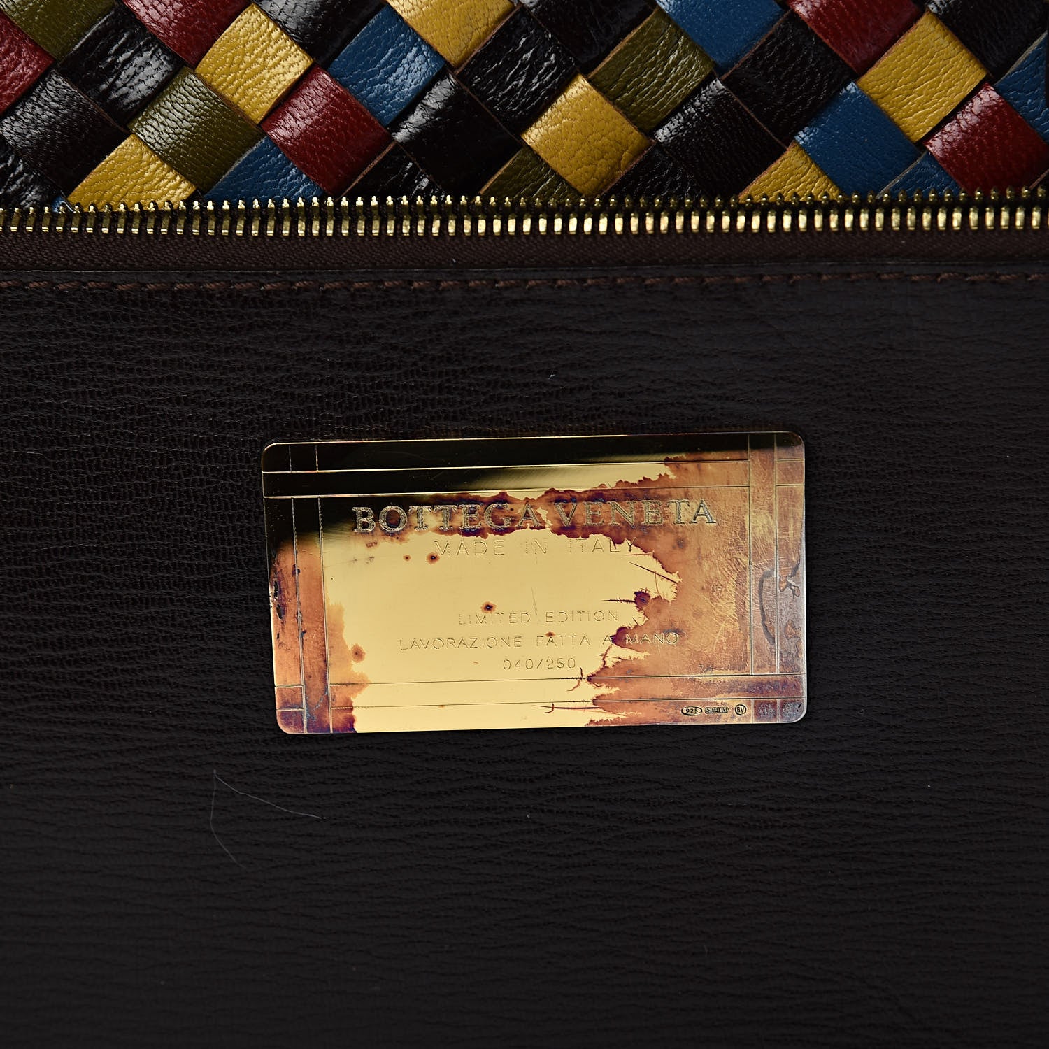 Bottega Veneta Shiny Goatskin Intrecciato Mini Cabat Multicolor 8 of 13