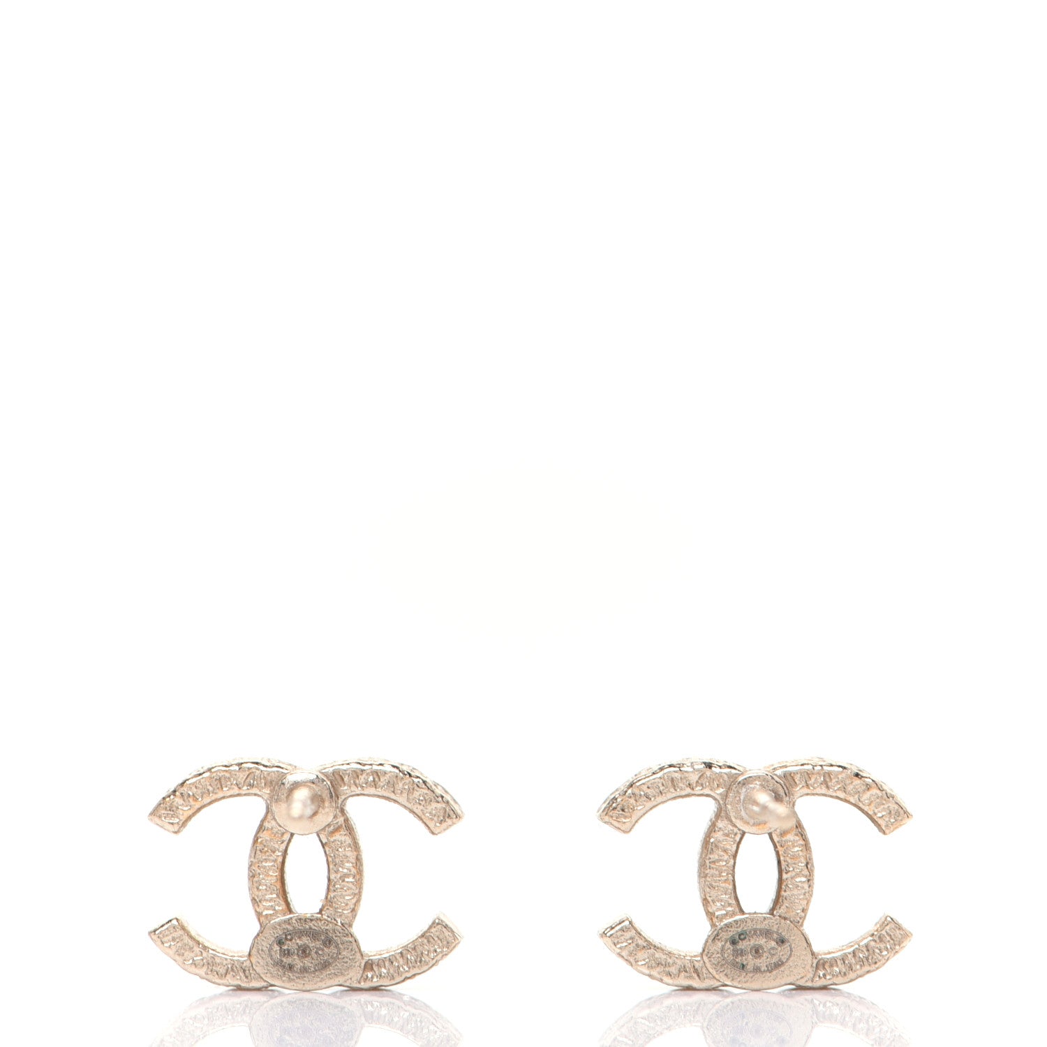 Chanel Pearl Crystal CC Earrings Gold 3 of 7