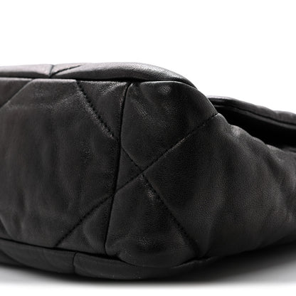 Chanel Lambskin Quilted Medium Chanel 19 Flap Black 10 of 12