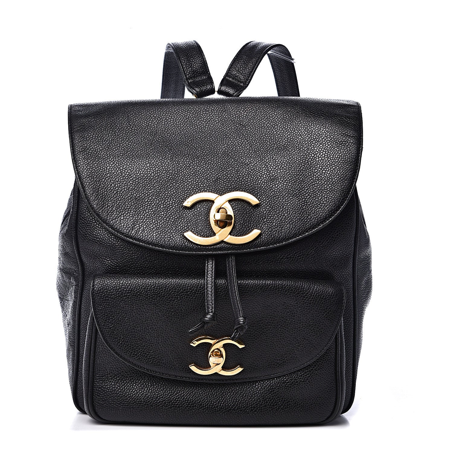Chanel Caviar Drawstring Backpack Black 1 of 10