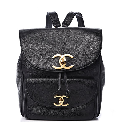 Chanel Caviar Drawstring Backpack Black 1 of 10