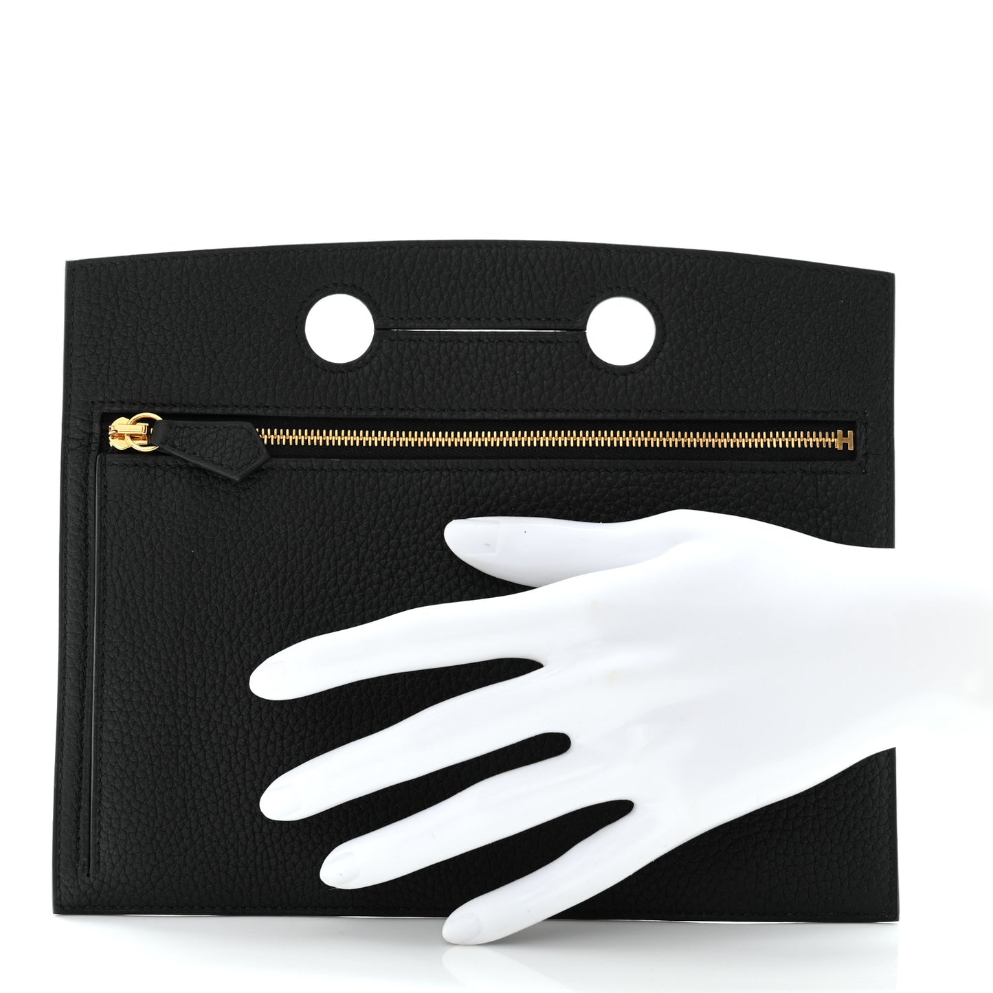 Togo Birkin 25 Backpocket Black