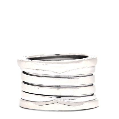 Bulgari 18K White Gold B.Zero1 Five-Band Ring 51 5.75 3 of 5