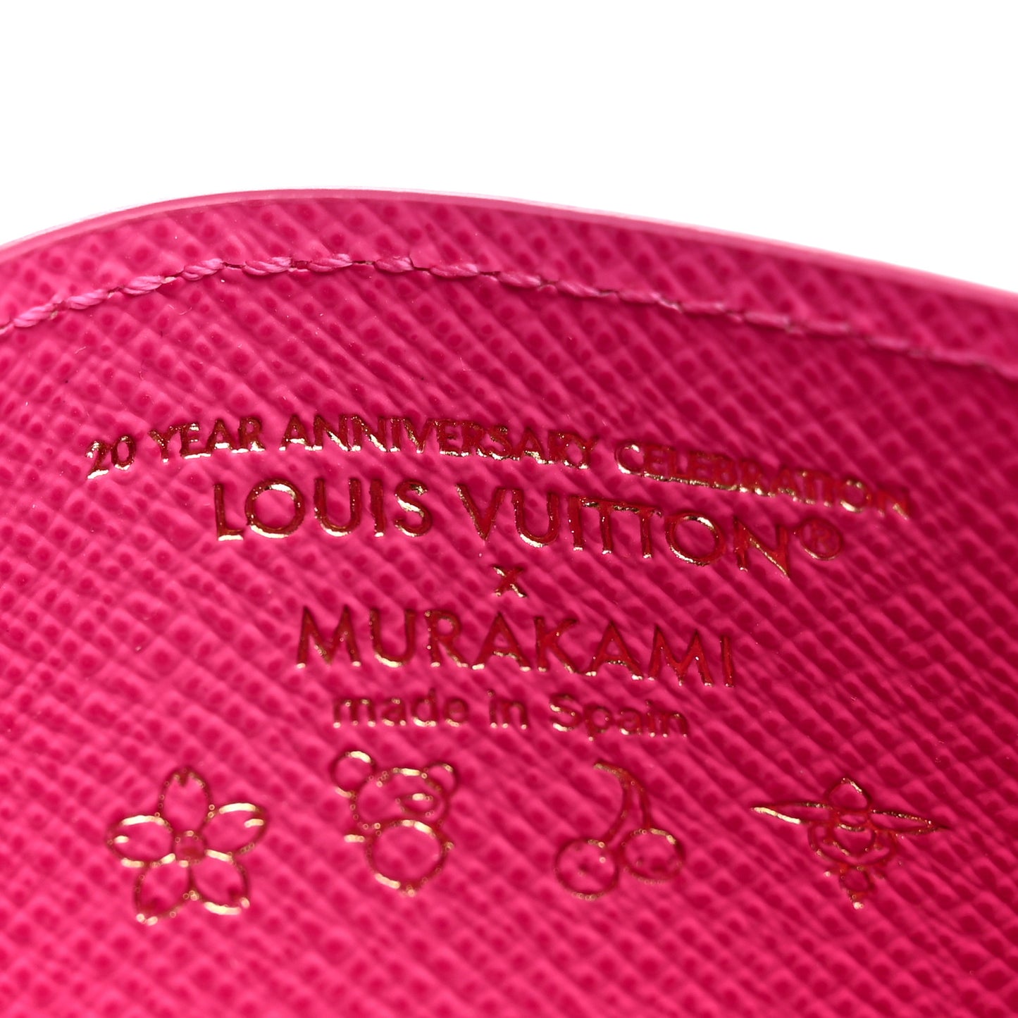 LV X TM Monogram Multicolor Card Holder Kawaii Pink