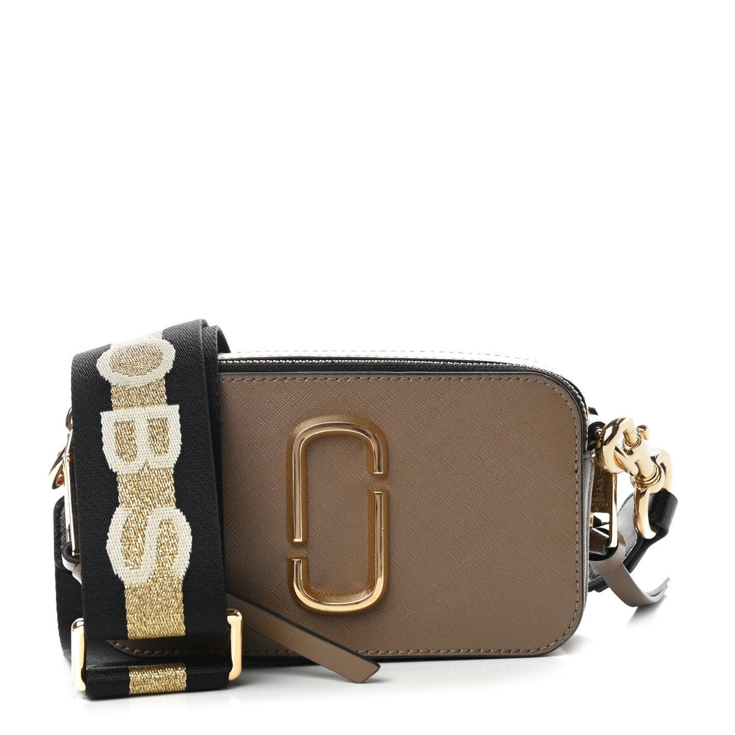 Saffiano Small Snapshot Camera Bag Sandcastle