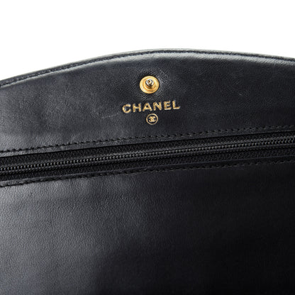 Chanel Caviar Timeless CC Wallet On Chain WOC Black 8 of 11