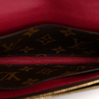 Louis Vuitton Monogram Emilie Wallet Fuchsia 5 of 9