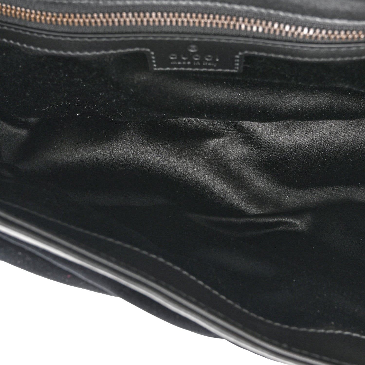 Gucci Velvet Matelasse Double G Studs Small Torchon GG Marmont Shoulder Bag Black 5 of 11