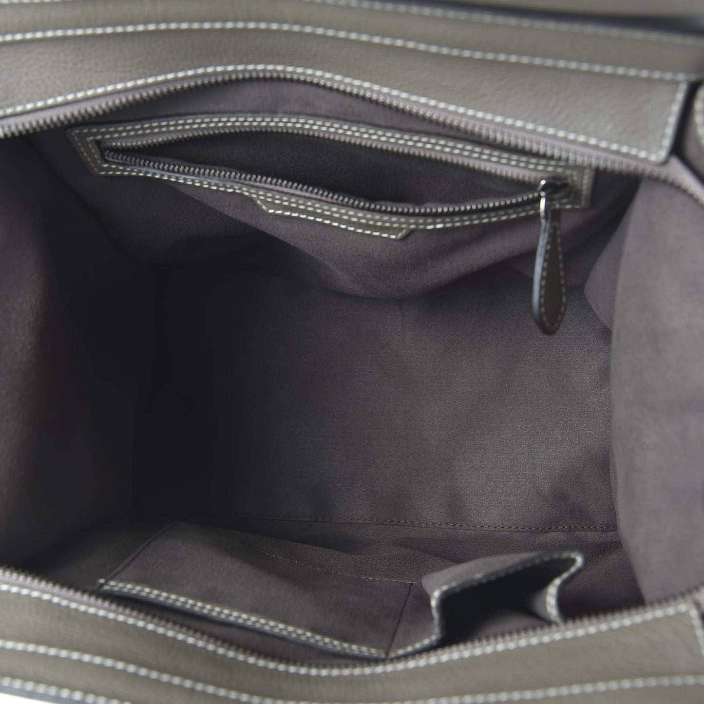 Pebbled Calfskin Mini Luggage Souris