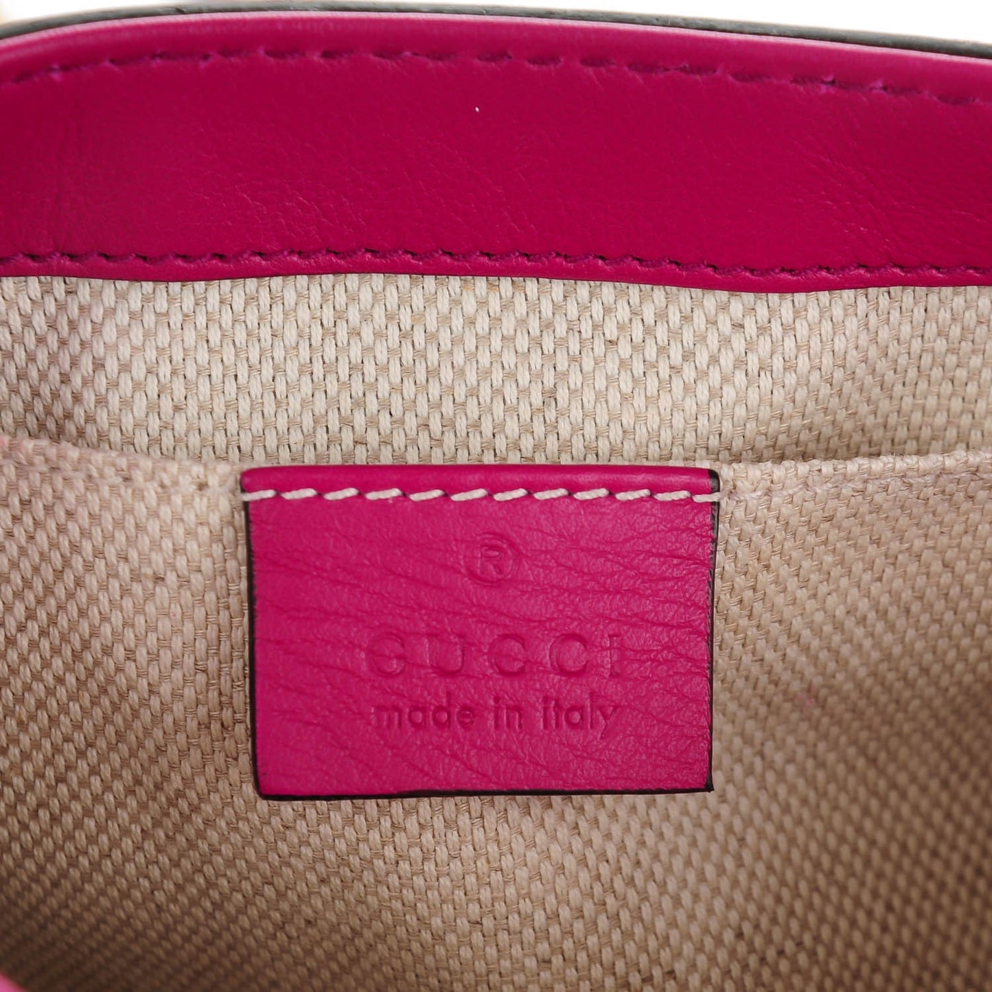 Vernice Naplack Small Soho Flap Crossbody Bright Bougainvillea