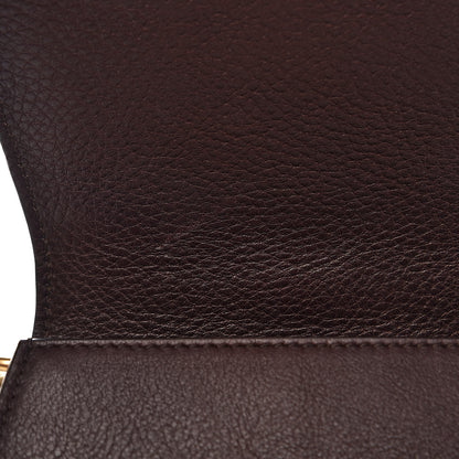 Chloe Calfskin Suede Small Nile Bracelet Bag Carbon Brown 9 of 15