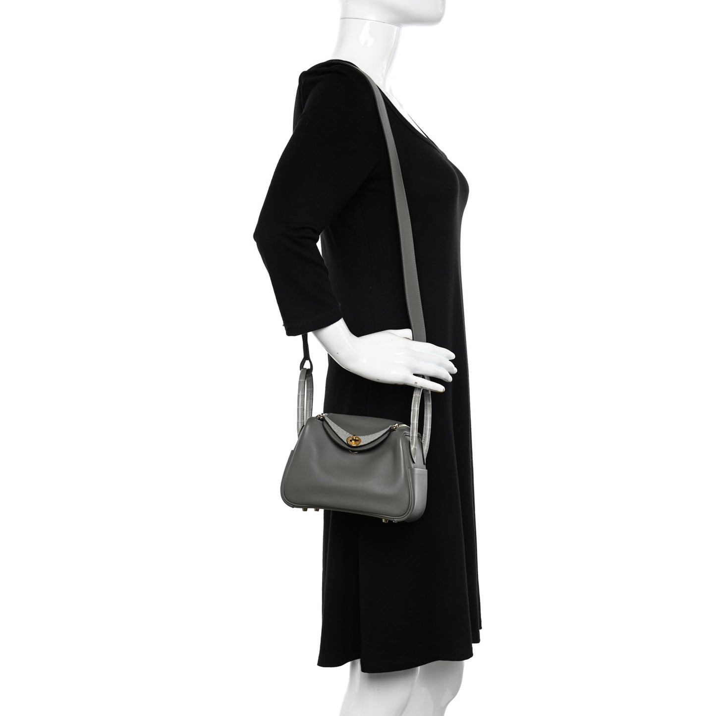 Swift Matte Alligator Mini Touch Lindy 20 Gris Meyer