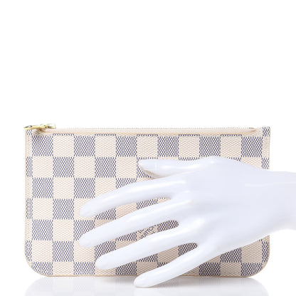 Louis Vuitton Damier Azur Neverfull PM Pochette 2 of 7