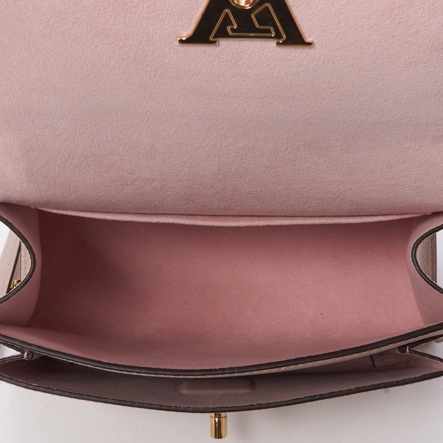 Soft Calfskin Mylockme Chain Bag BB Greige