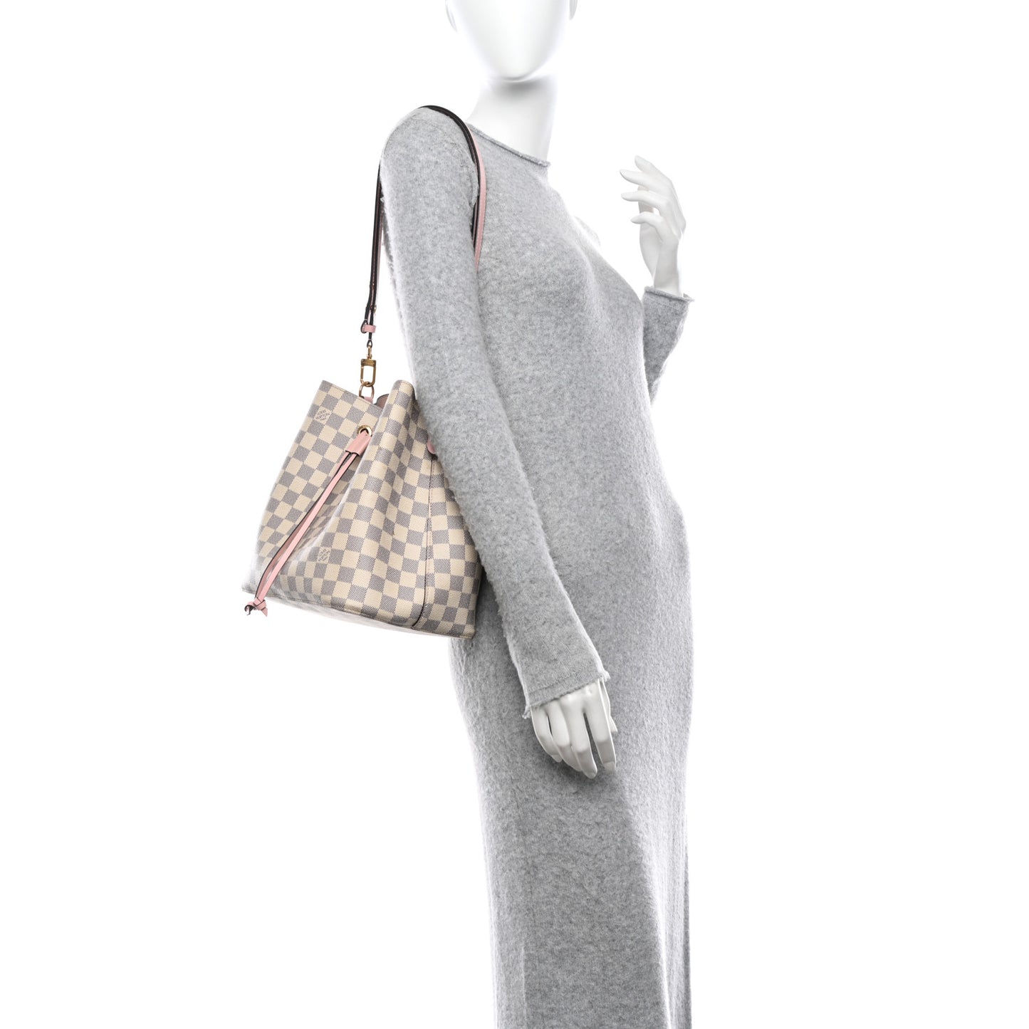 Damier Azur Neonoe MM Eau De Rose