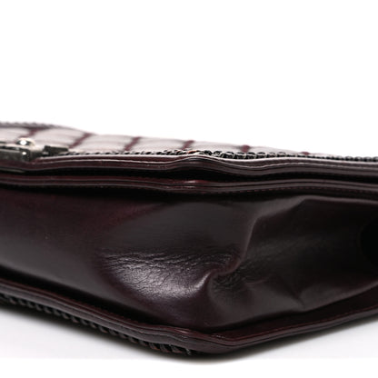 Chanel Goatskin Quilted New Medium Boy Handle Flap Burgundy 10 of 10