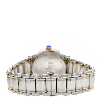 David Yurman Stainless Steel 18K Yellow Gold Diamond Bezel Mother of Pearl 30mm Classic Quartz Watch 3 of 5