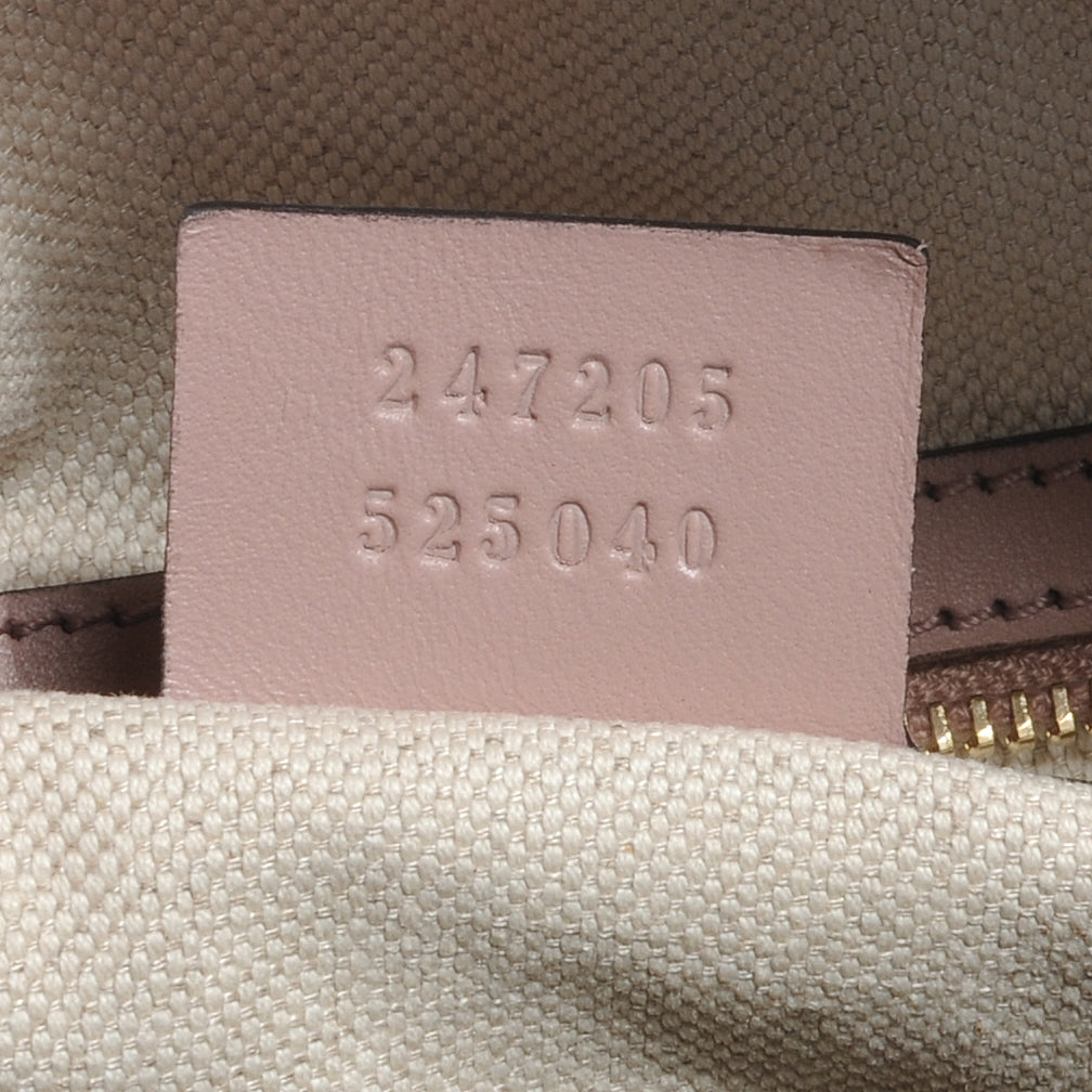 Monogram Vintage Web Medium Boston Light Pink