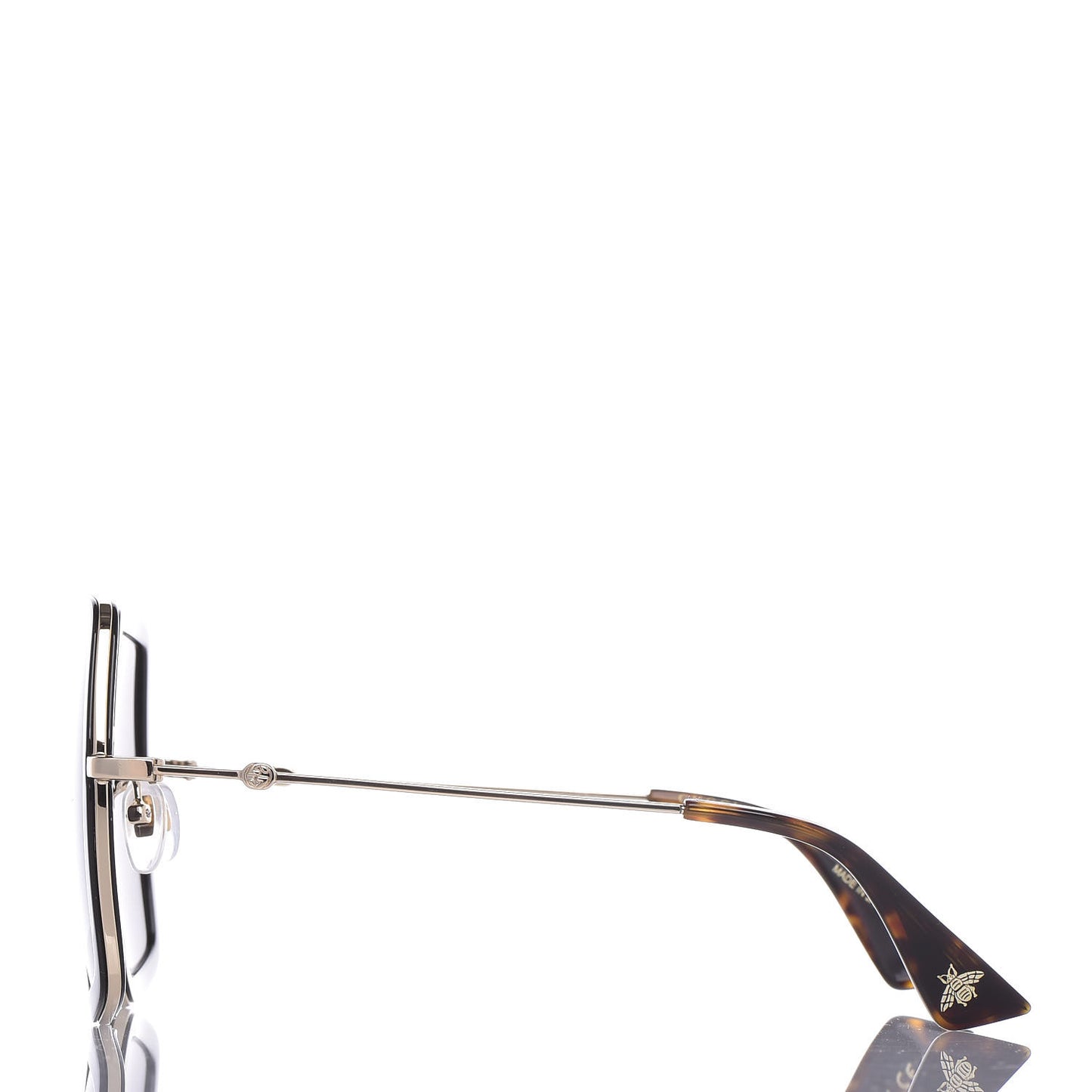 Acetate Oversize Square Frame GG0106S Sunglasses Black