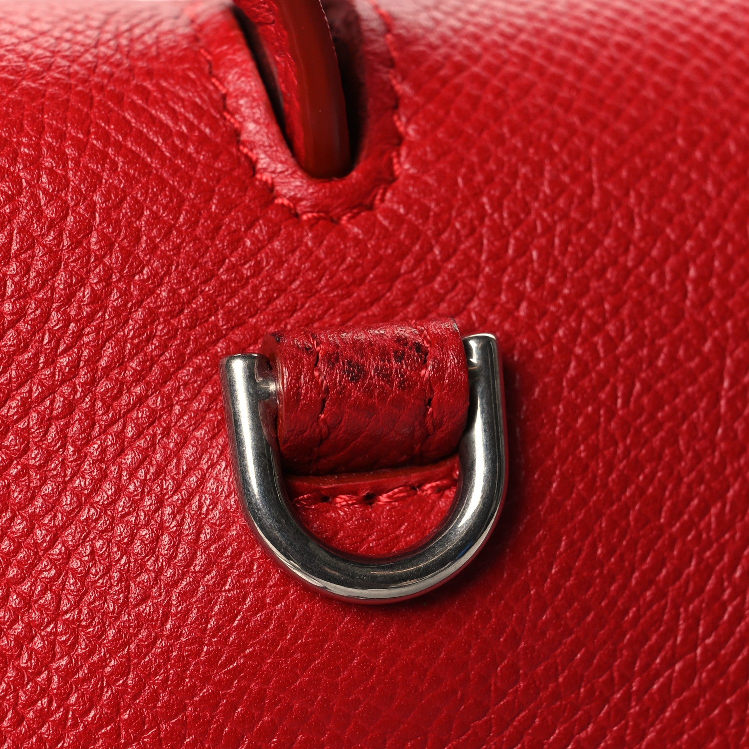 Celine Baby Grained Calfskin Micro Belt Bag Coquelicot 11 of 11