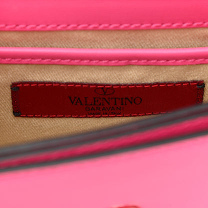 Valentino Garavani Vitello Rockstud Flap Crossbody Bag Peony 6 of 10