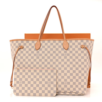 Louis Vuitton Damier Azur Neo Neverfull GM Rose Ballerine 11 of 11