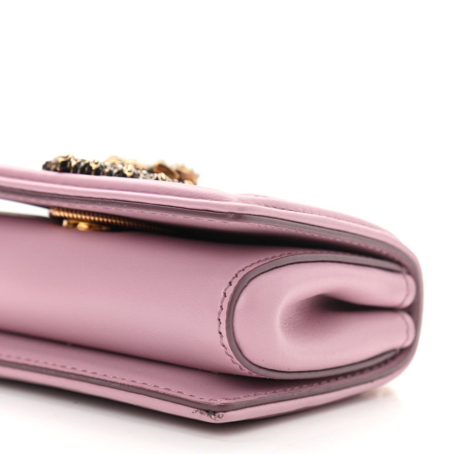 Calfskin Micro Devotion Crossbody Bag Pink