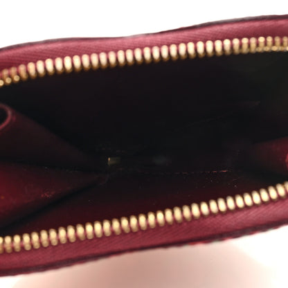 Louis Vuitton Vernis Leopard Coeur Heart Coin Purse Rouge Fauviste 5 of 6