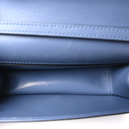 Valentino Garavani Calfskin Vlogo Small Loco Shoulder Bag Blue 5 of 9