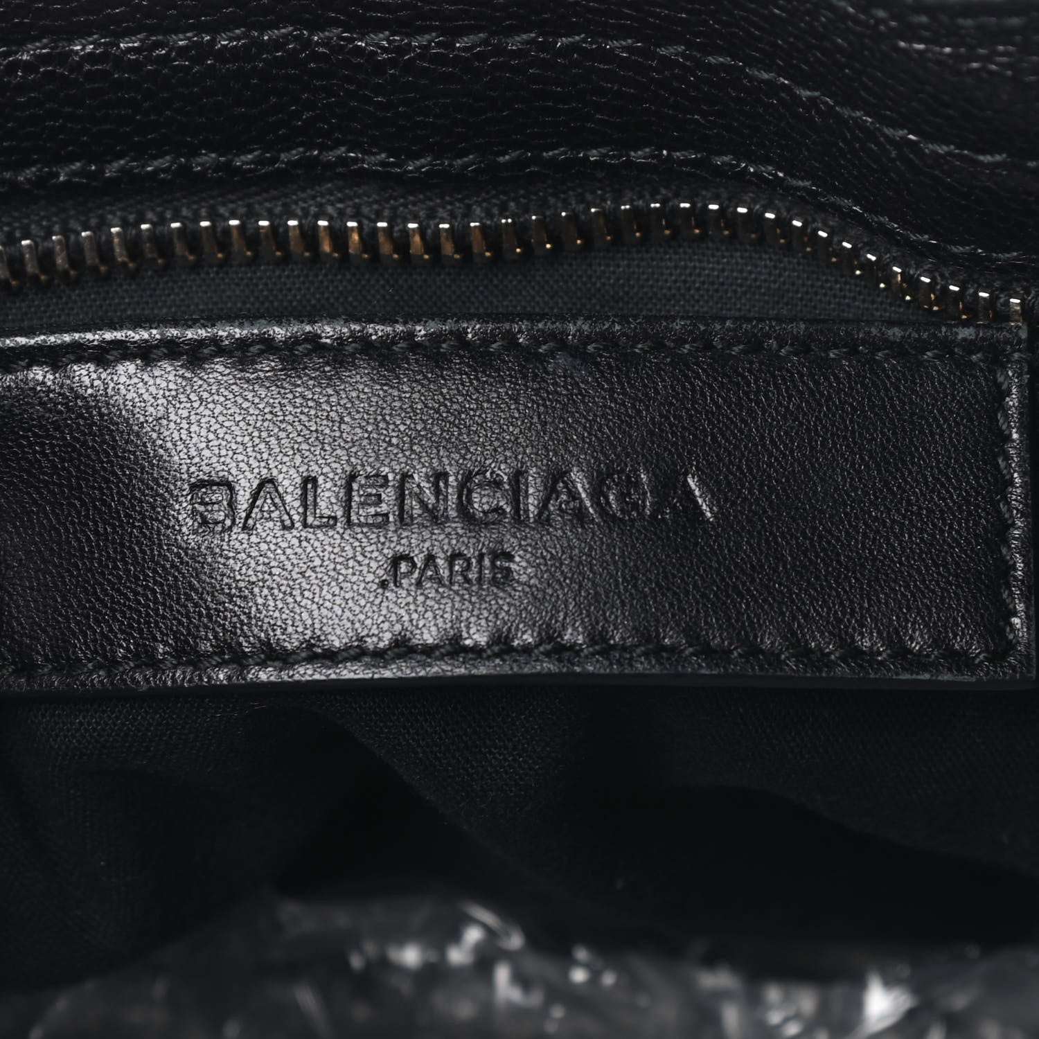 Balenciaga Chevre Gold Metallic Edge Hardware City Black 5 of 6