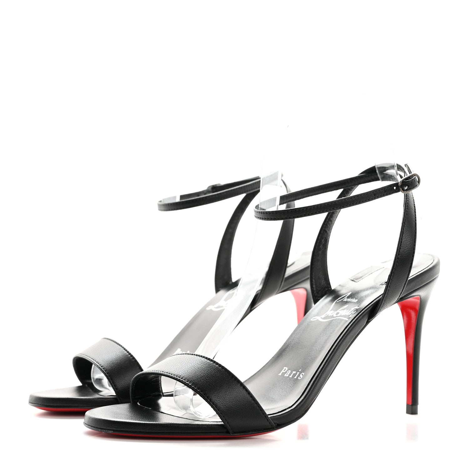 Christian Louboutin Nappa Loubigirl 85 Sandals 37 Black 3 of 8