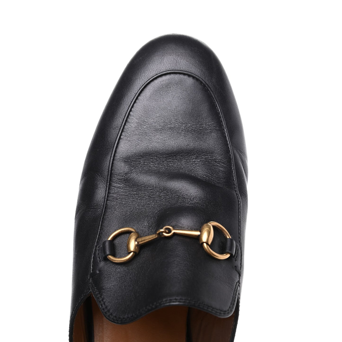 Calfskin Womens Princetown Slippers 39.5 Black