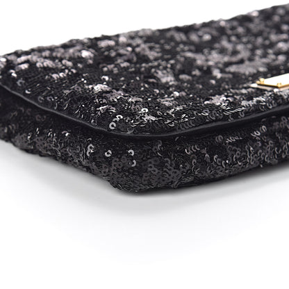 Dolce & Gabbana Sequin Miss Charles Evening Bag Black 7 of 9