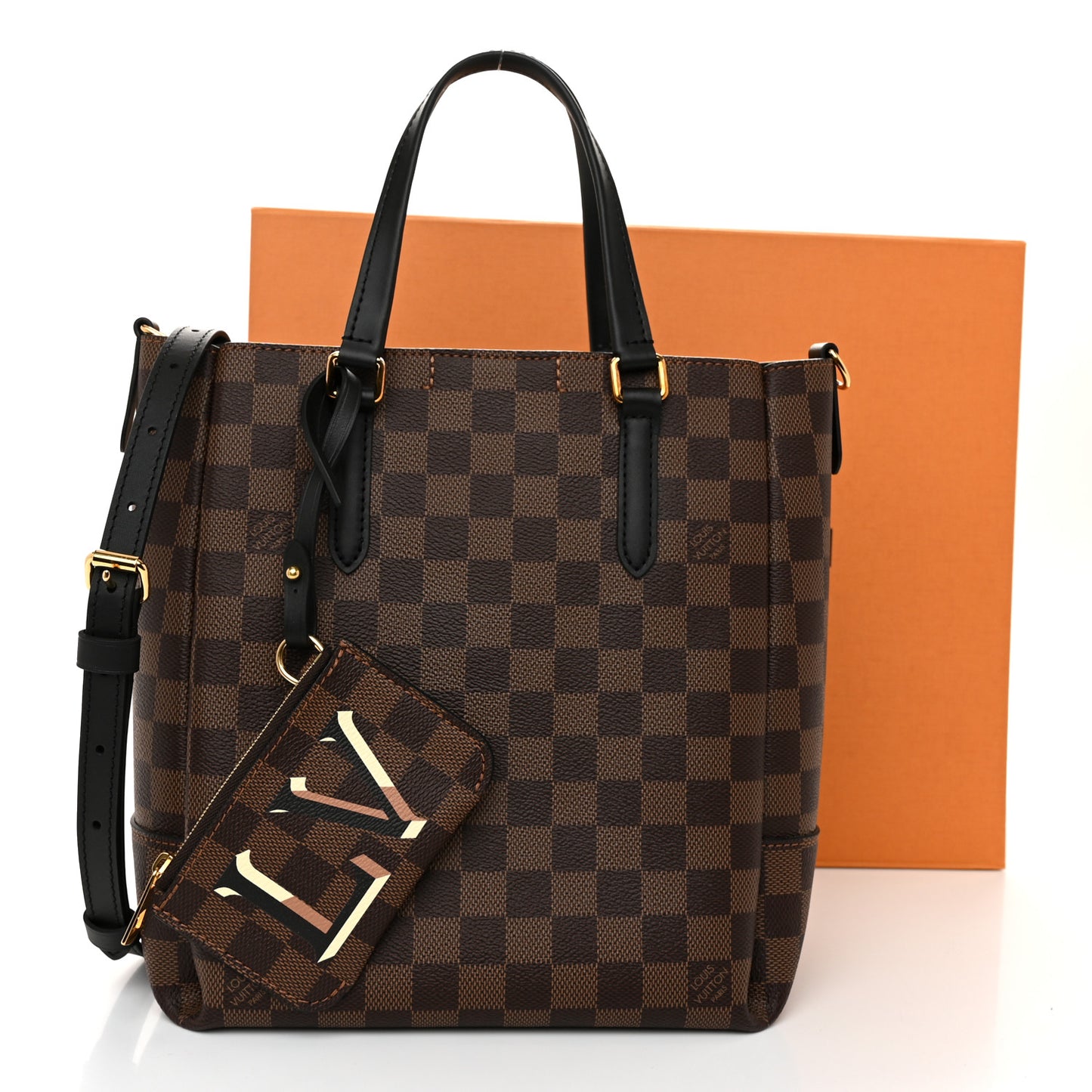 Damier Ebene Belmont PM Black