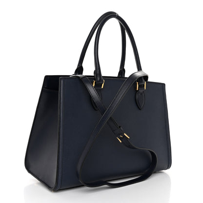 Prada Saffiano Soft Calfskin Tote Baltico 3 of 9