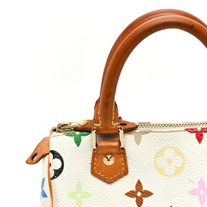 Louis Vuitton Monogram Multicolor Mini Sac HL Speedy White 10 of 14