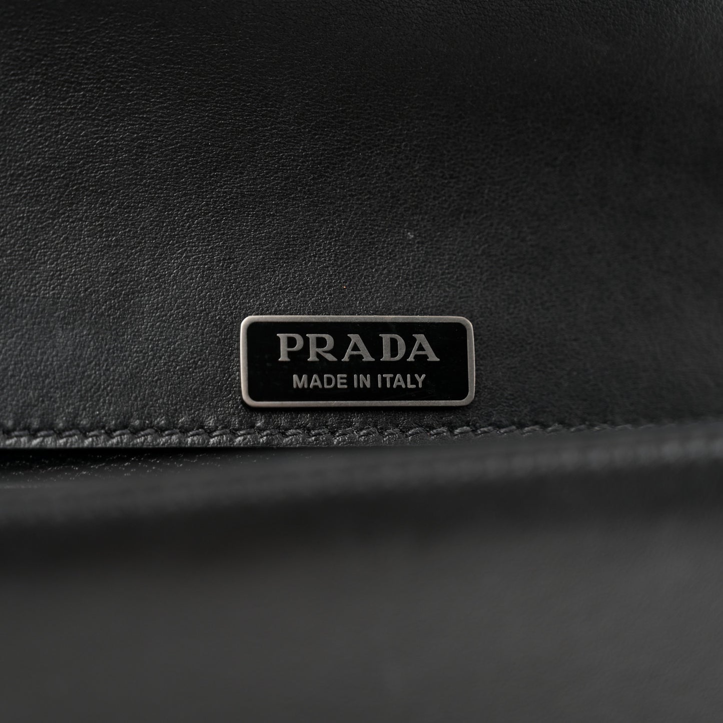 City Calfskin Saffiano Cahier Bag Black