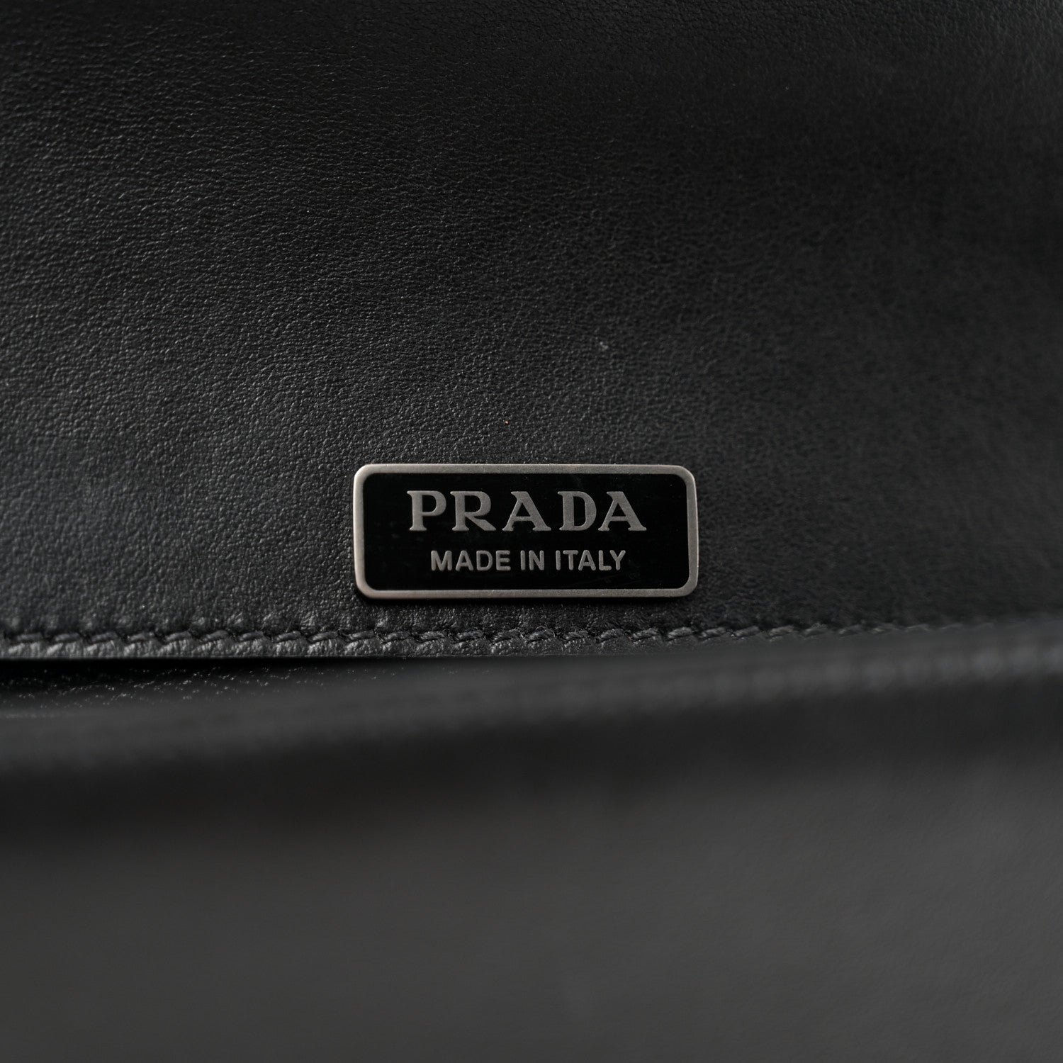 Prada City Calfskin Saffiano Cahier Bag Black 7 of 9