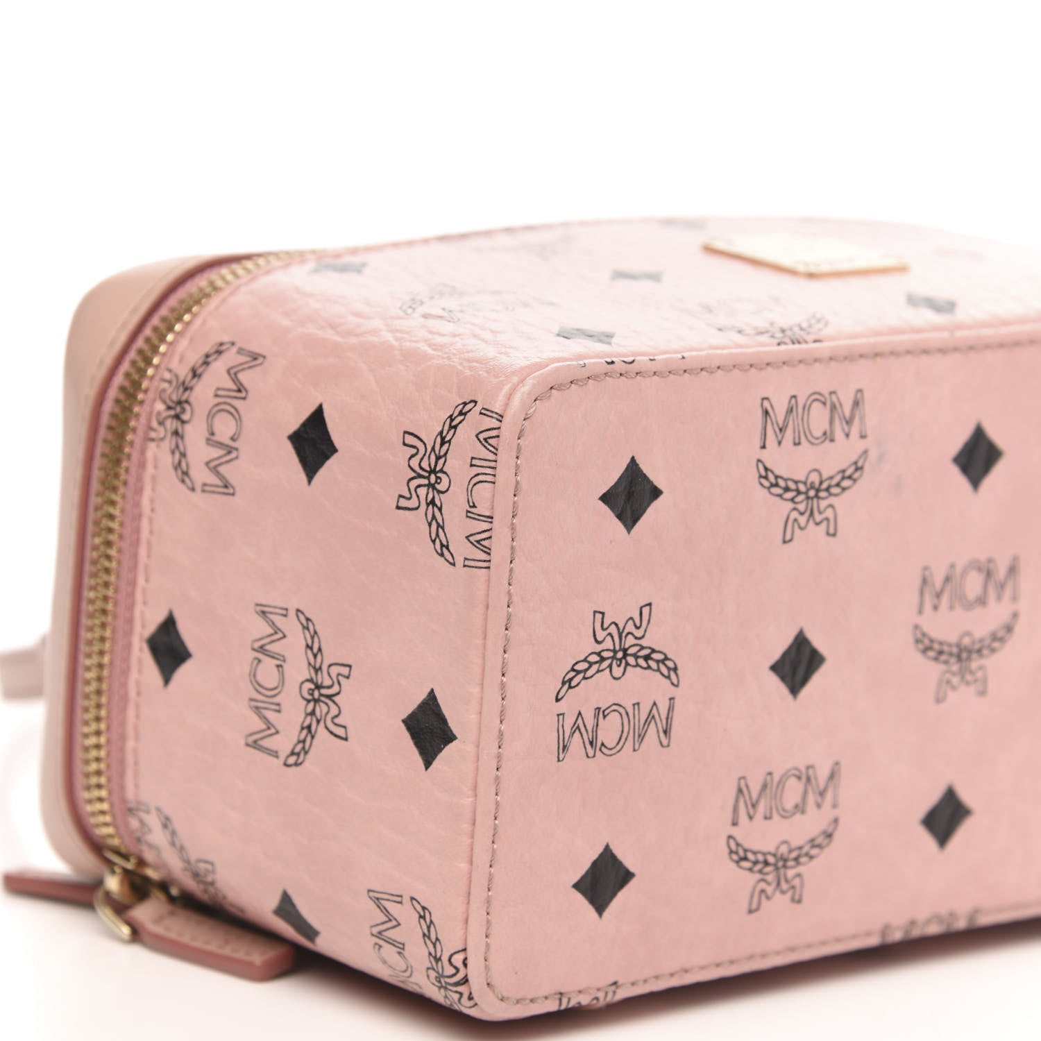 MCM Visetos Vanity Case Soft Pink 7 of 11