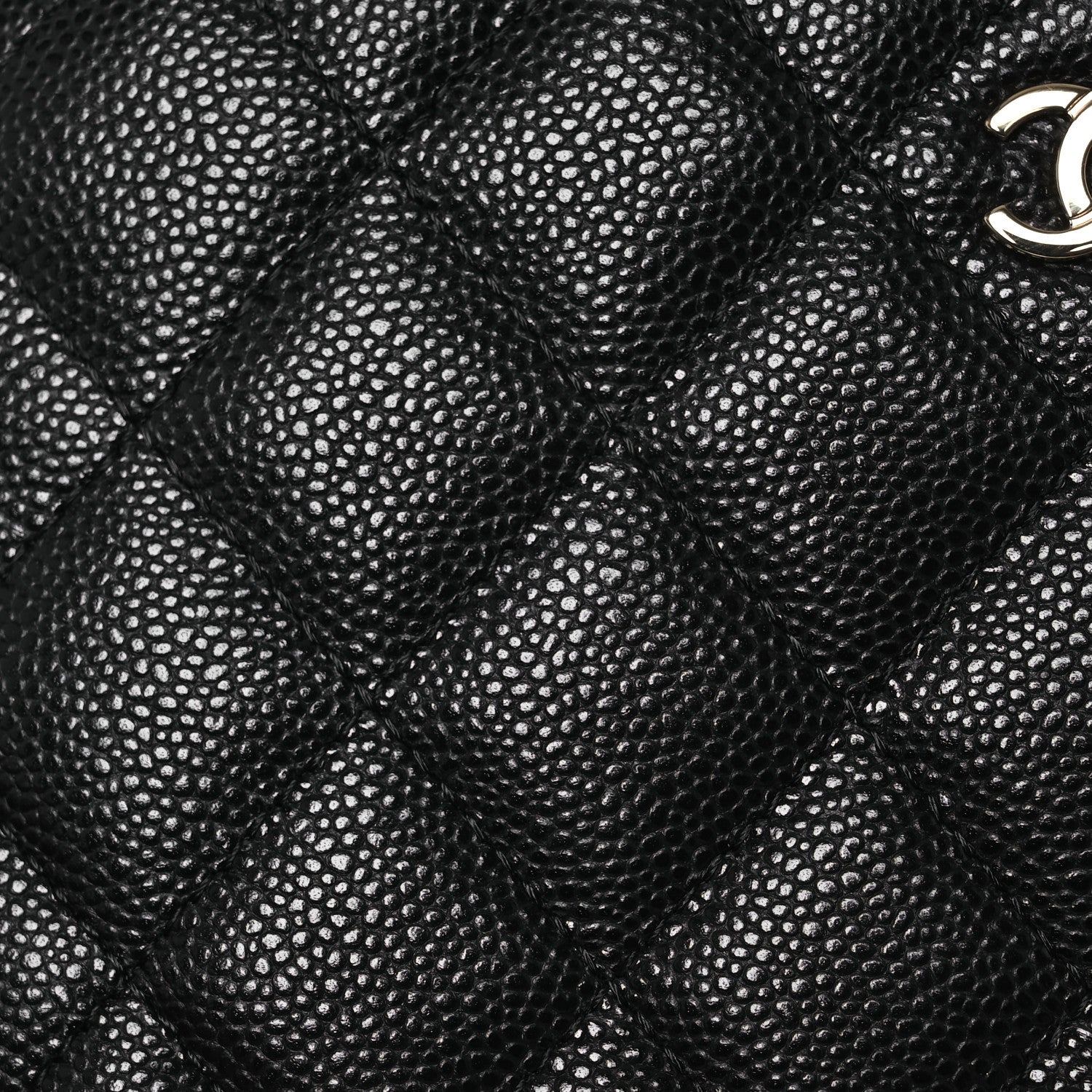 Chanel Caviar Quilted Classic Clutch With Chain Black 8 of 13