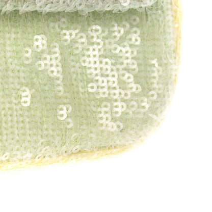 Chanel Sequin Mini Waterfall Flap Green Light Green Yellow 11 of 16