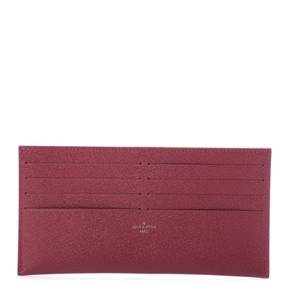 Louis Vuitton Calfskin Felicie Card Holder Insert Fuchsia 1 of 5