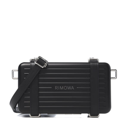 Christian Dior X RIMOWA Aluminum Personal Clutch On Strap Black 1 of 10
