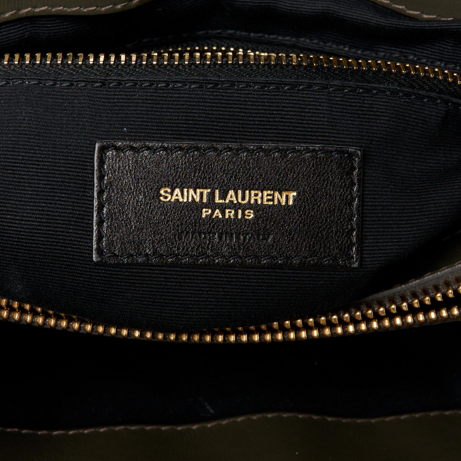 Saint Laurent Calfskin Y Quilted Monogram Medium Loulou Chain Satchel Soil Brown 7 of 11