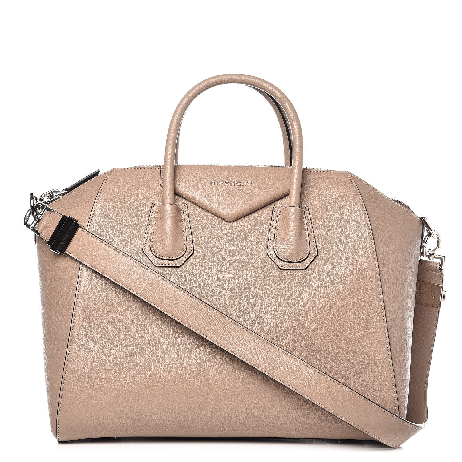 Givenchy Sugar Goatskin Medium Antigona Mastic 1 of 17