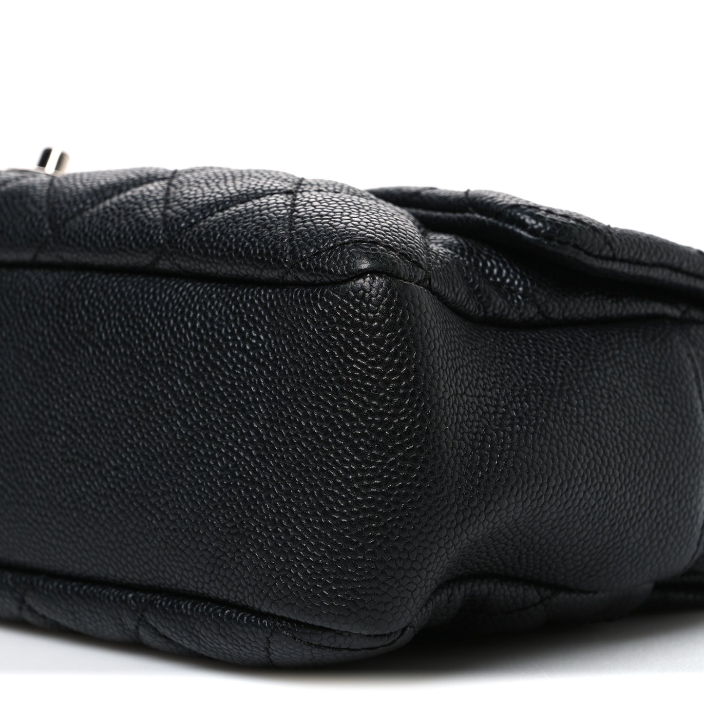 Caviar Quilted Jumbo Easy Flap Black