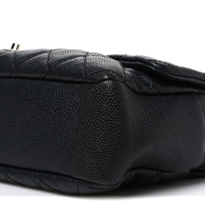 Chanel Caviar Quilted Jumbo Easy Flap Black 10 of 10