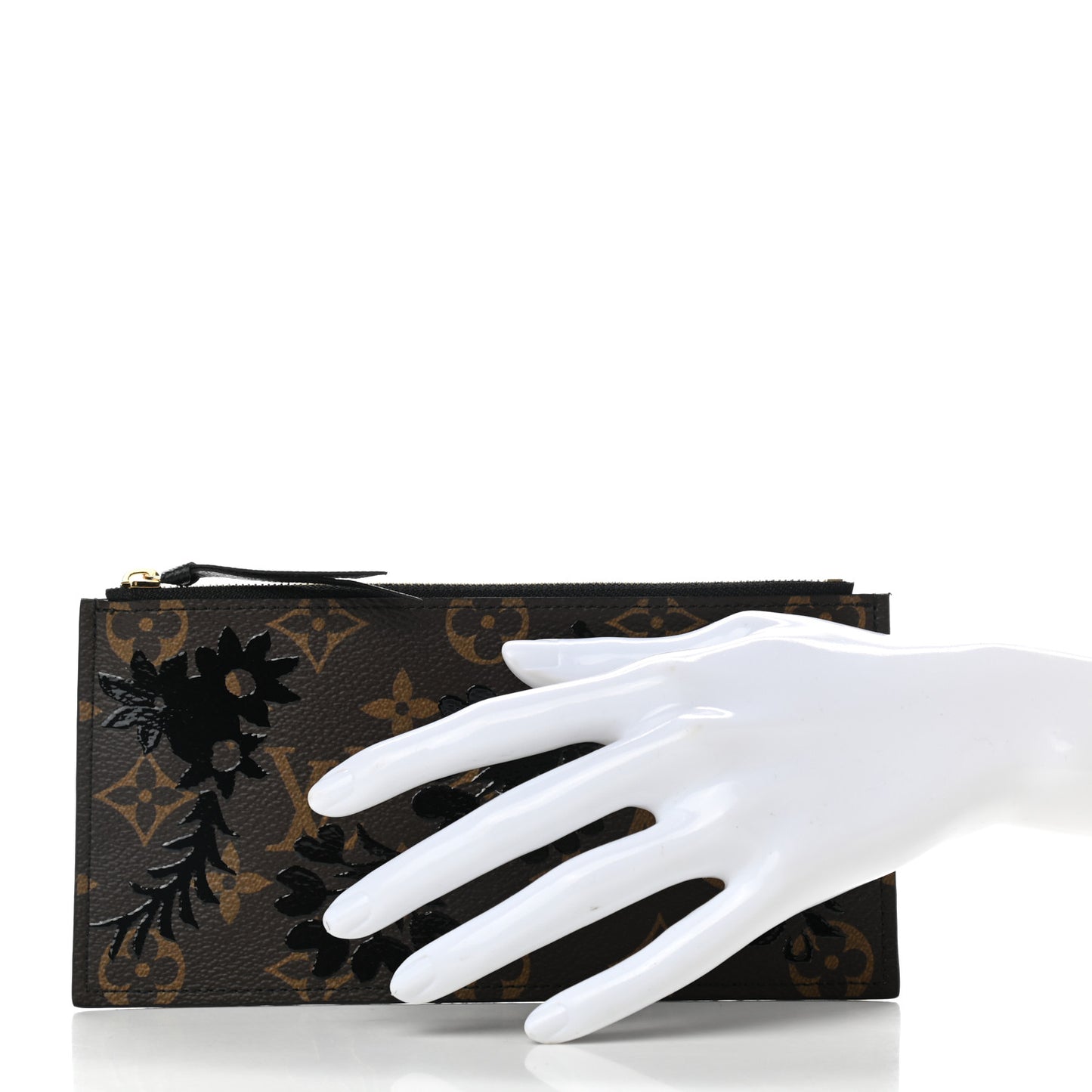 Monogram Blossom Felicie Chain Wallet Zippered Insert