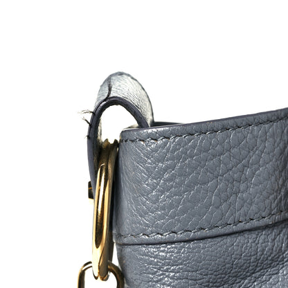 Balenciaga Chevre Gold Metallic Edge Hardware Town Bleu Acier 10 of 10