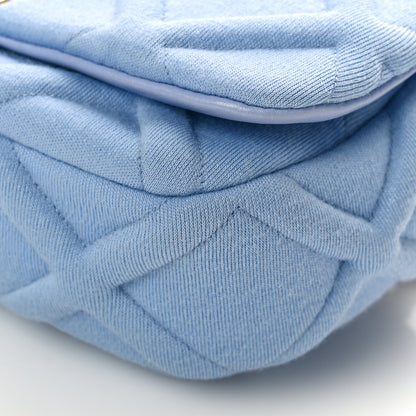 Chanel Jersey Quilted Chanel 19 Waist Bag Light Blue 9 of 9